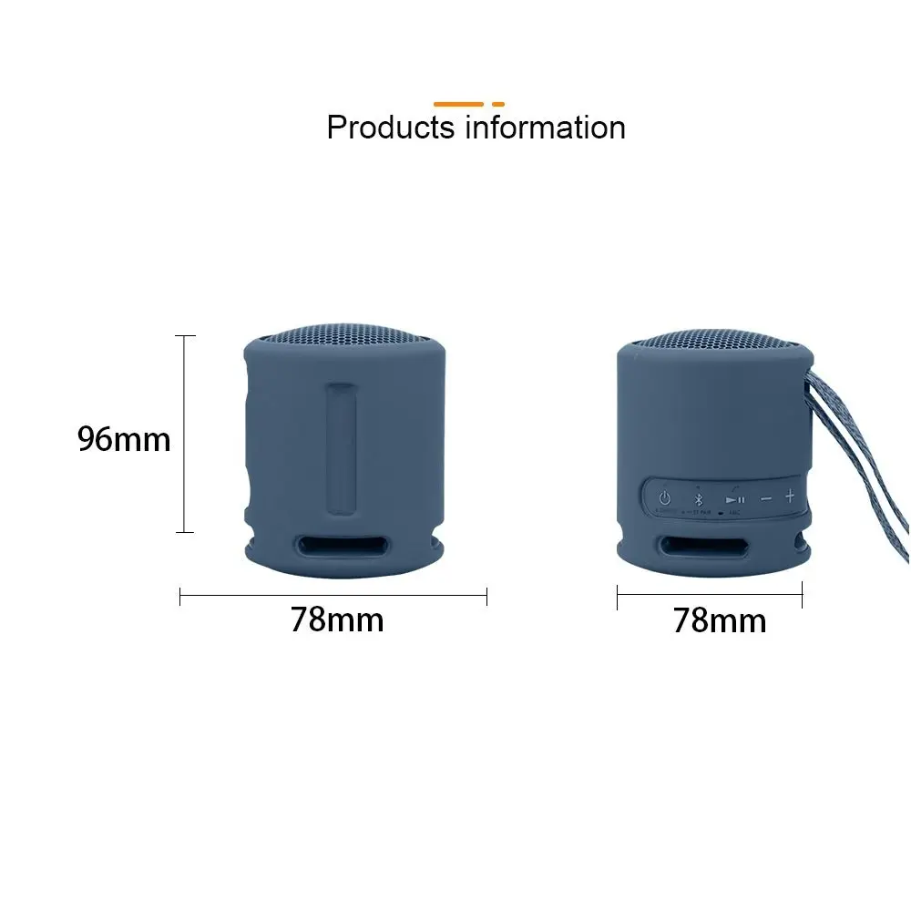 Силиконовый чехол для Bluetooth-динамика противоударный с полным покрытием SONY SRS-XB100