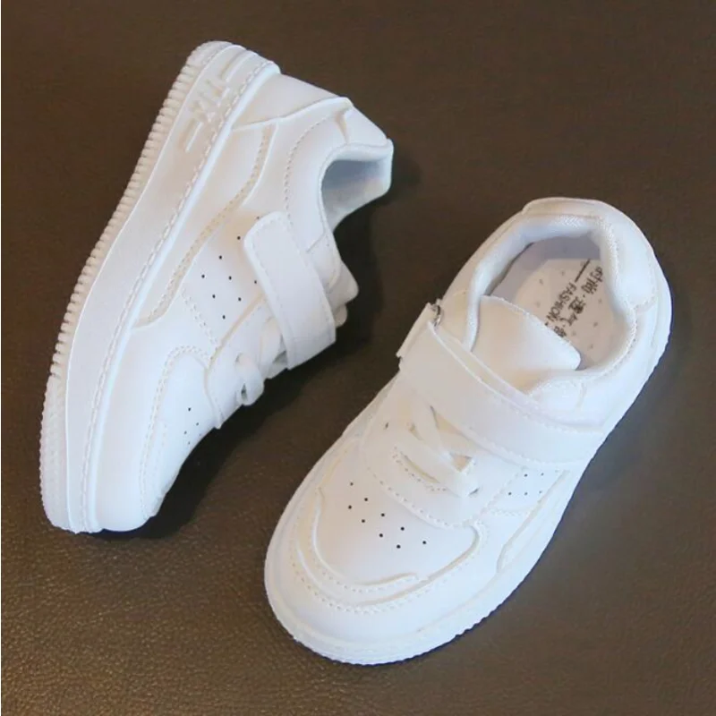 

Shoes Running Boys Baby Girls White Shoes Sneaker Tennis New Breathable Shell Casual Mesh Sneakers Spring Children Sport Fashion