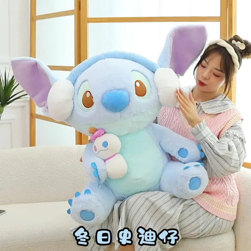Disney Lilo &amp Stitch плюшевые игрушки Kawaii аниме куклы Angel 40-100 см мягкая подушка