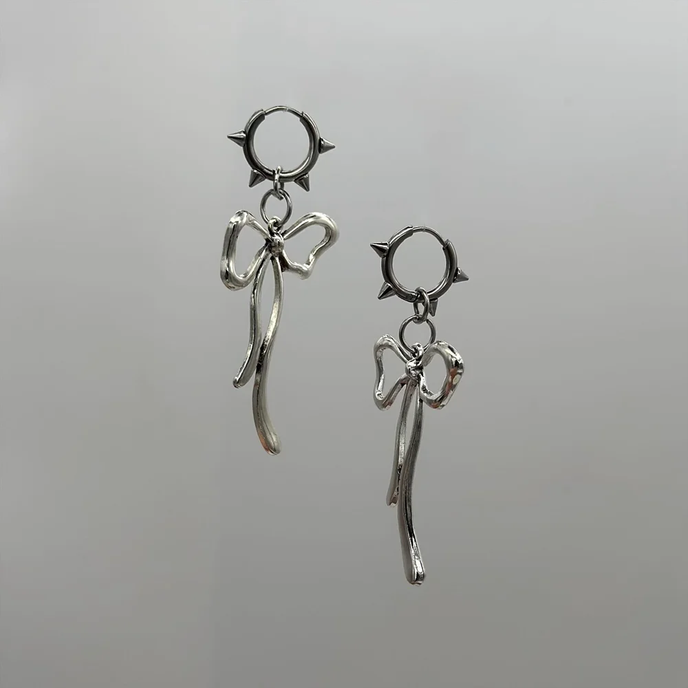 Женские Висячие серьги-кольца в стиле Ретро с заклепками