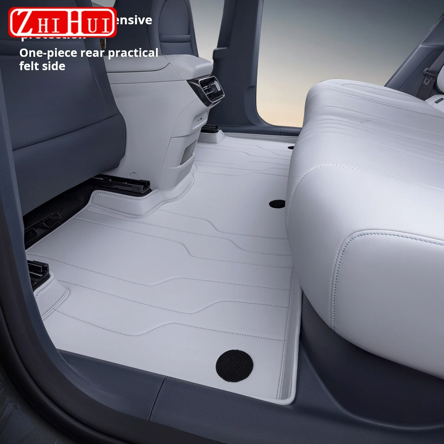 Фото Для Geely Galaxy Starship 7 EM-i 2024-2026: Автомобильные коврики с полным покрытием, противоскользящие, аксессуары для салона. №4