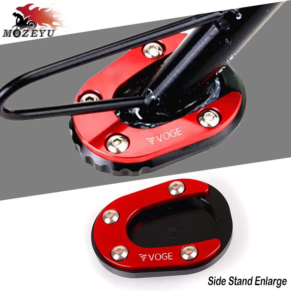 

For Loncin VOGE 250RR 300DS 300AC 300RR 300R 300 DS AC RR R 250 RR Motorcycle Kickstand Foot Side Stand Enlarge Extension Pad