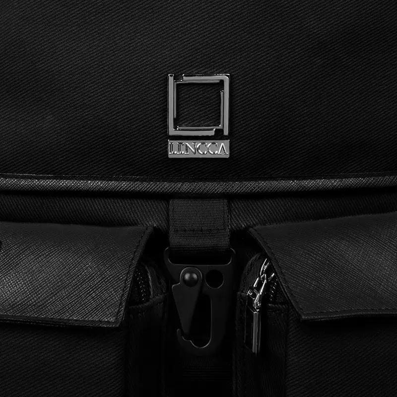 Twill Canvas Travel Backpack Bag Fits up to 17.3 Inch Laptop