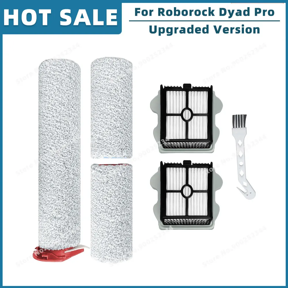

Запчасти для пылесоса Roborock Dyad Pro / Dyad Pro Combo / WD2H1A: роликовая щетка, Hepa фильтр