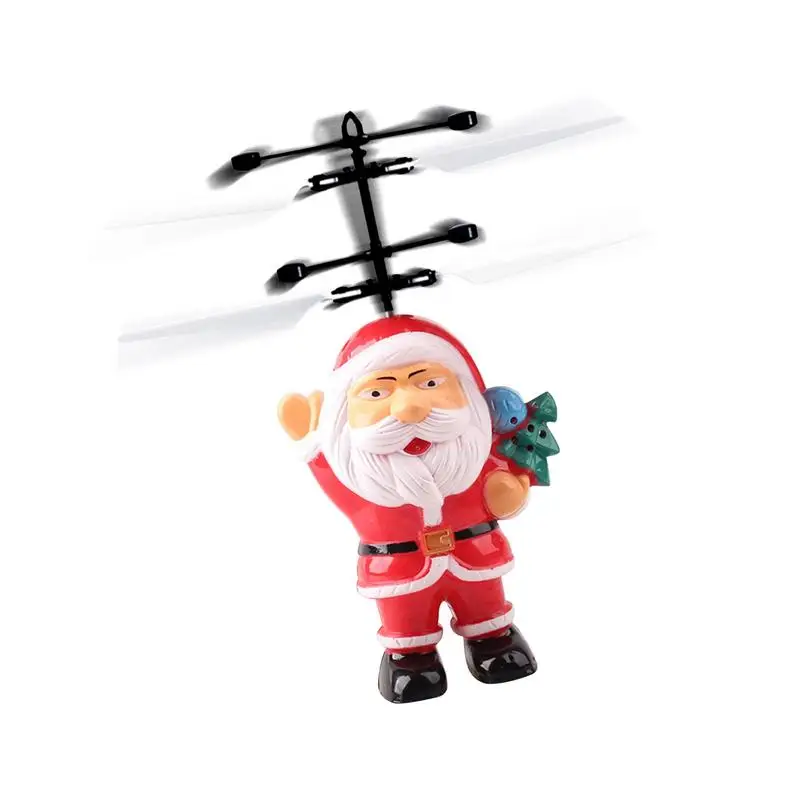 

Santa Claus Decor Induction Children Toys Flying Santa Educational Gesture Sensor Santa Claus Flying Toys Christmas Kids Gift