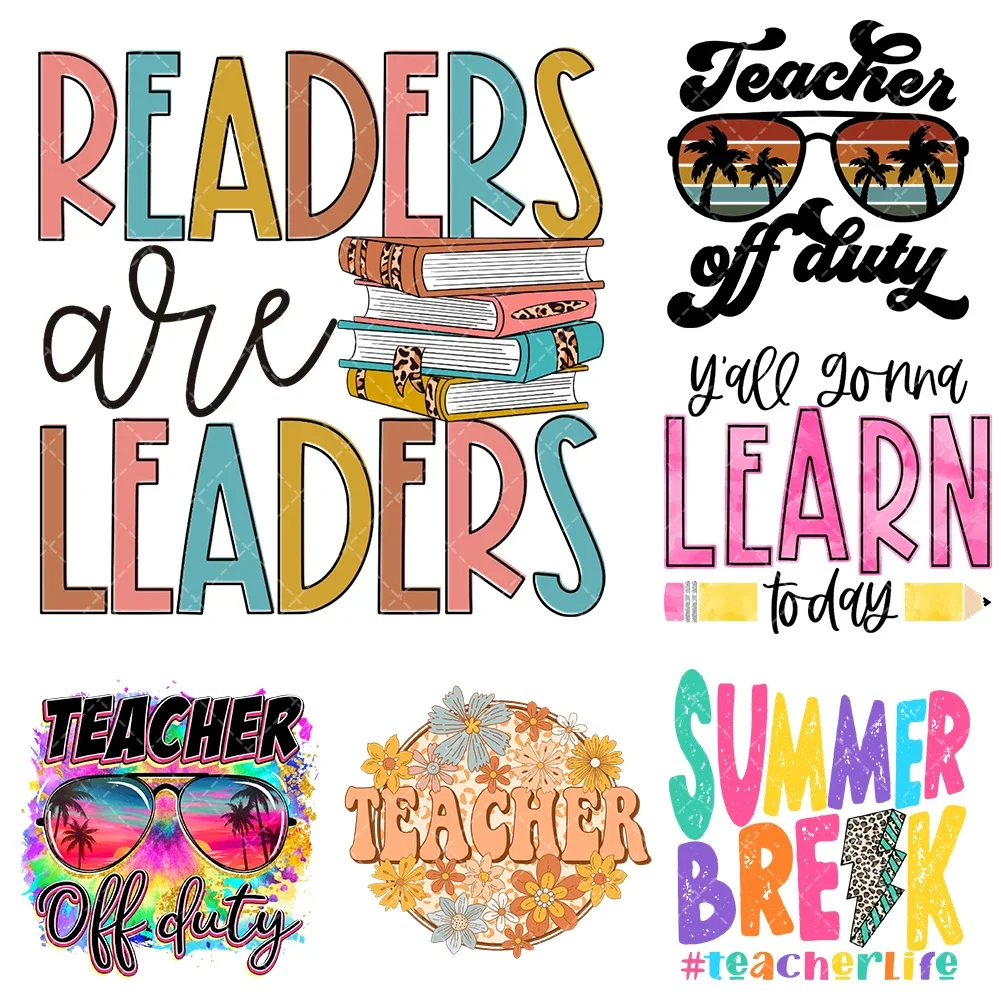 Школьные термопереносные наклейки для одежды виниловые термоаппликации с