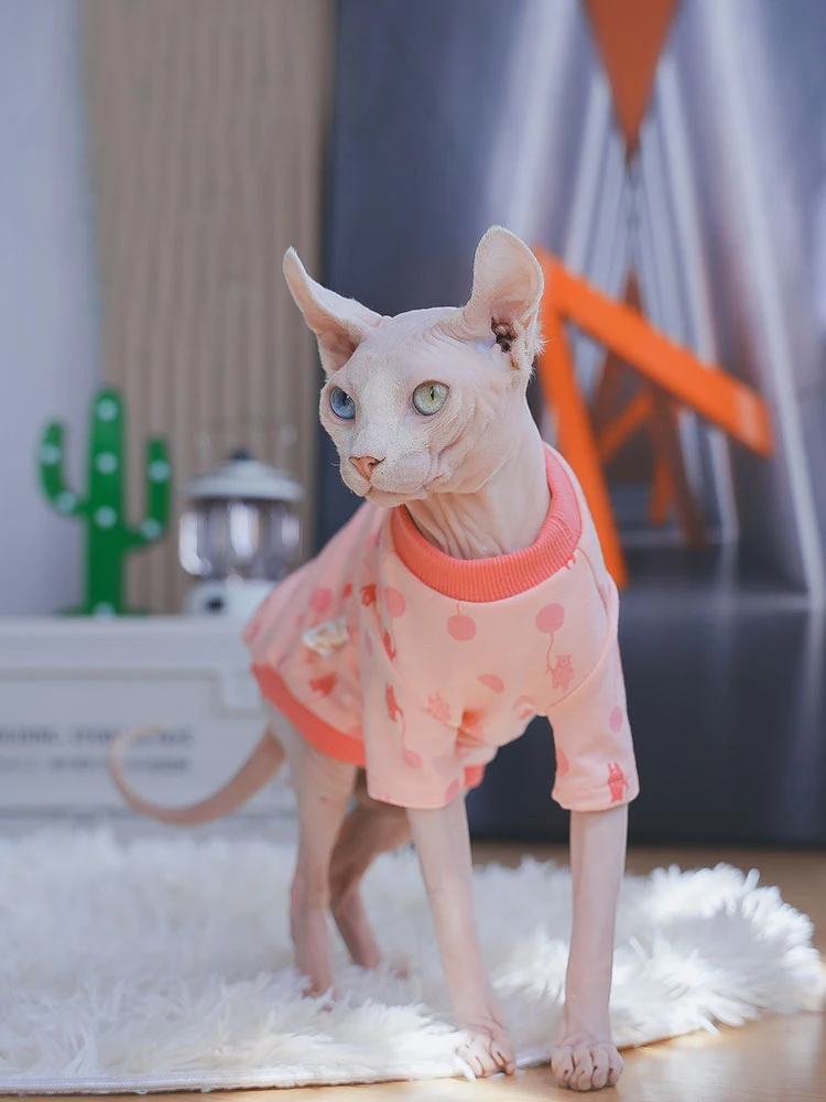 Комбинезон с воротником-хомутом и котом из мягкого хлопка