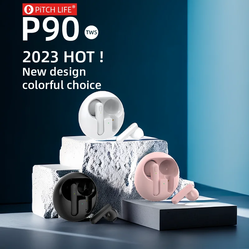 TWS-стереогарнитура P90 с поддержкой Bluetooth 5 3 и микрофоном