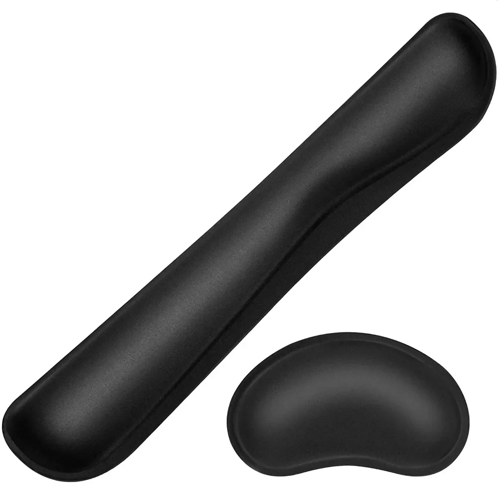 

2022NEW Wrist Rest Mouse Pad with Wrist Support Memory Foam Keyboard Pad Set Ergonomic Mousepad for Office Gaming PC Laptop