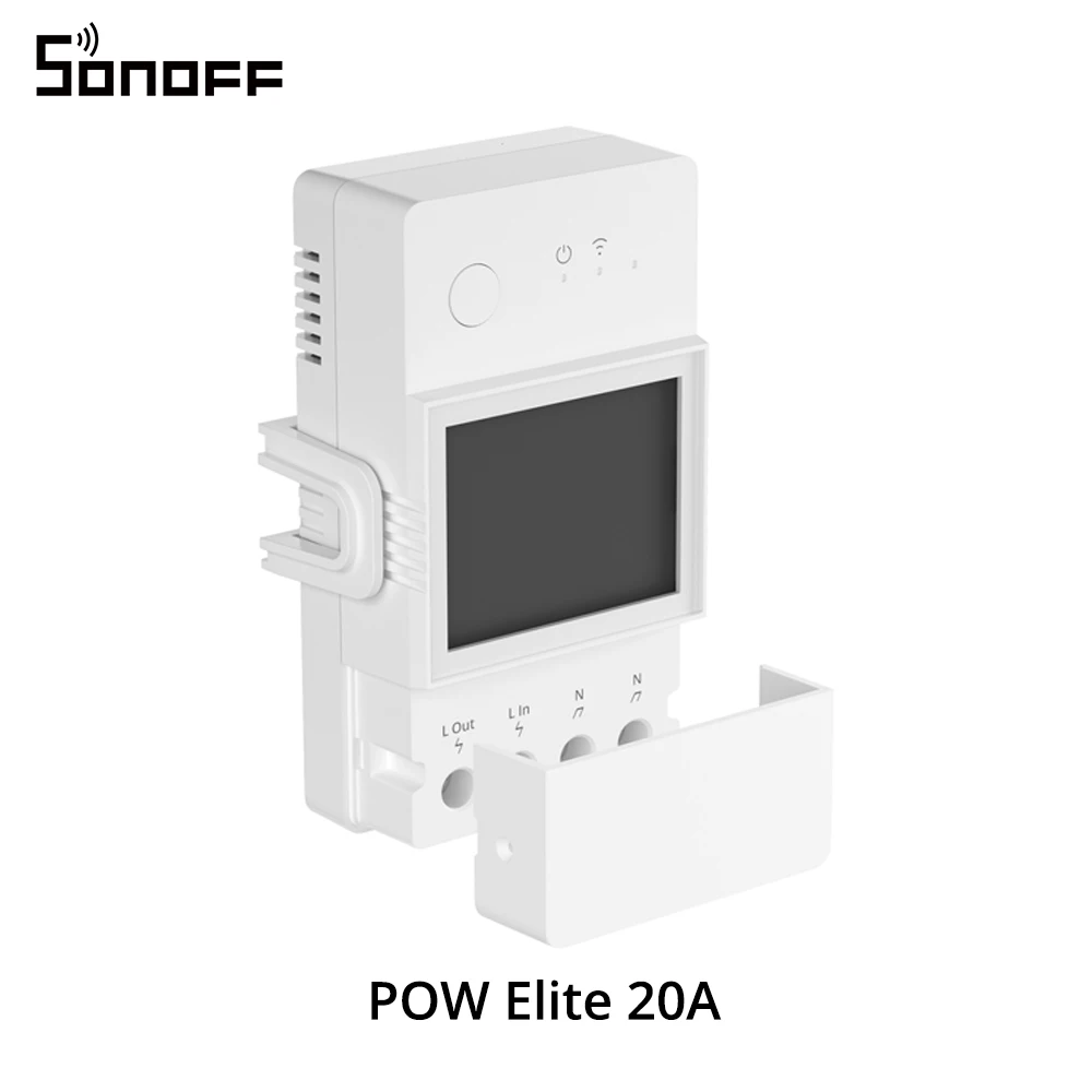 

Умный выключатель SONOFF POW Elite, 16 А/20 А, с поддержкой Wi-Fi Works with Alexa Alice Google Assistant