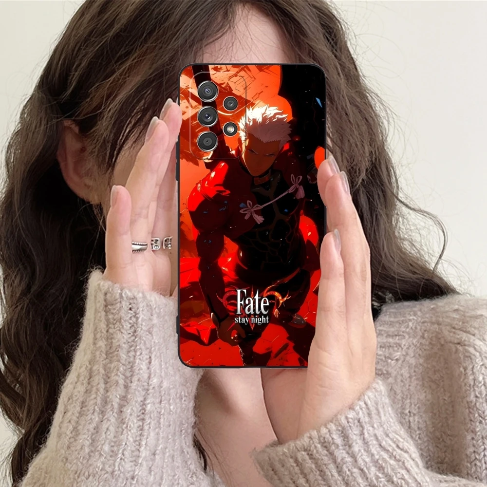 Чехол для сотового телефона Fate Night Archer Emiya Samsung Galaxy Note 20 10 Plus Ультрачерный мягкий