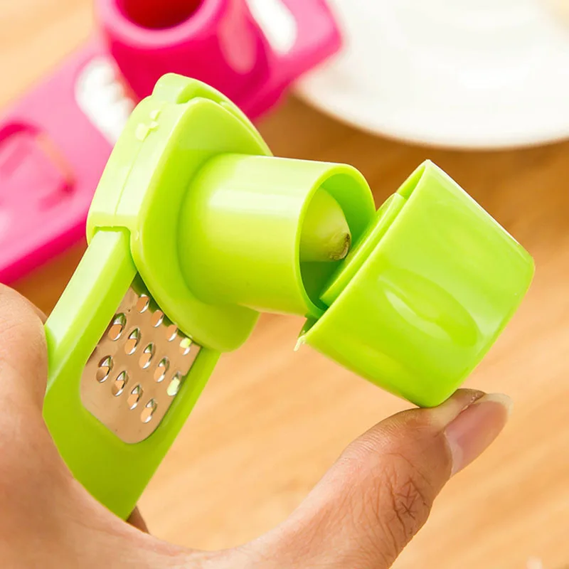 

Garlic Press Multi-functional Garlic Twisting Box Garlic Masher Manual 2 Colors Thicken For Kitchen Vegetable Accessories Tools
