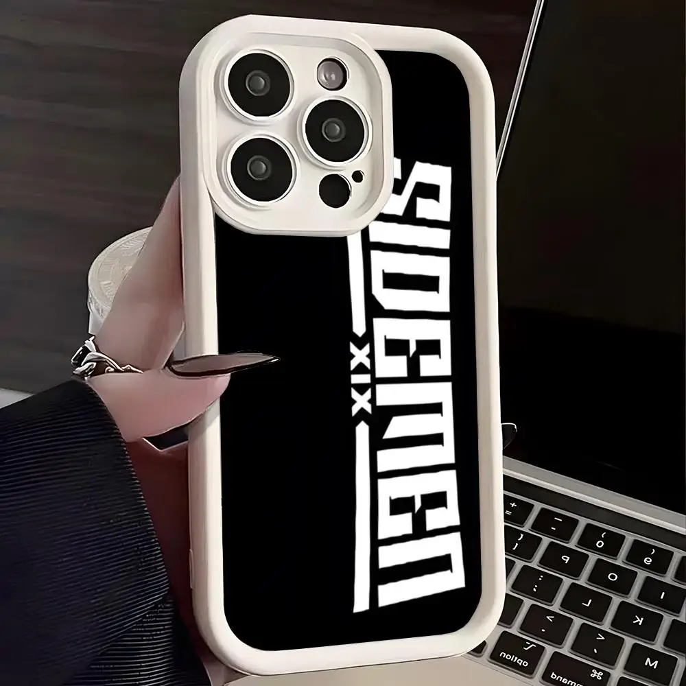 Чехол для телефона Sidemen SDMN IPhone 16 Pro Max 15 14 Plus 13 12 11 XR XS X 7 8 мягкая задняя крышка из ТПУ