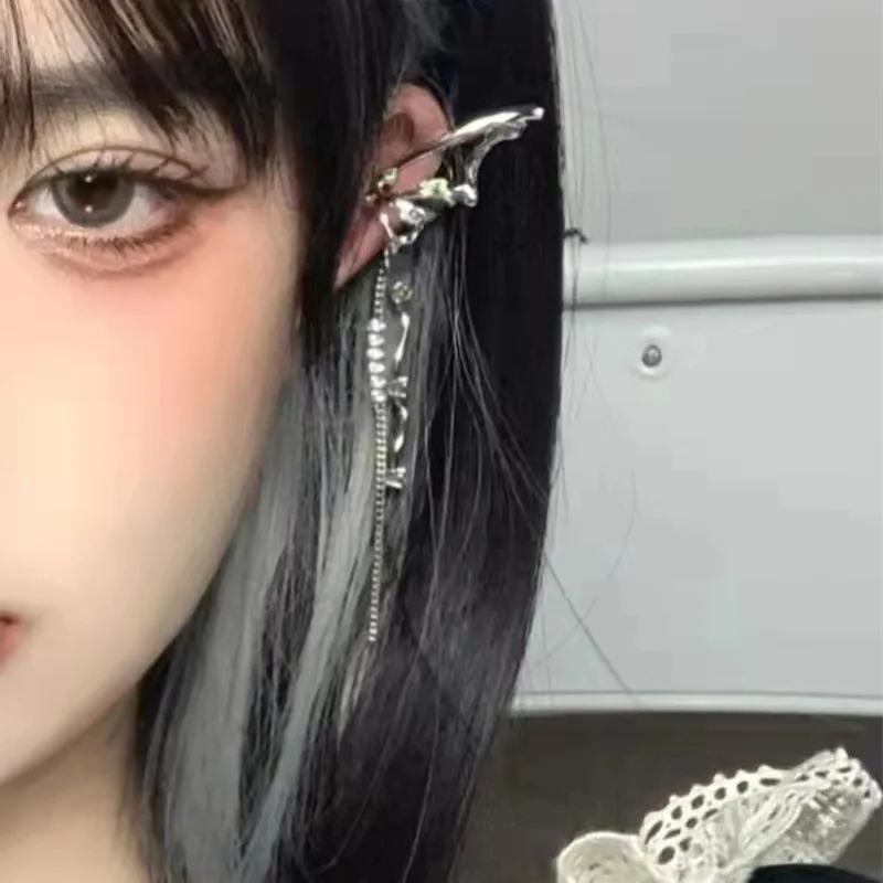 

Y2K ювелирные изделия 1 шт. нестандартные бабочки циркониевые клипсы для женщин корейские очаровательные Модные Винтажные геометрические се...