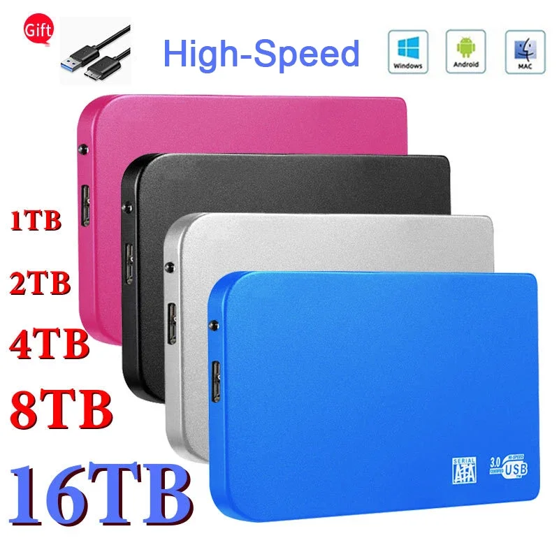 

Portable ssd 1TB External Hard Drive USB 3.0 High Speed 2TB External Storage Hard Disks M.2 Solid state drive For Laptops/phones