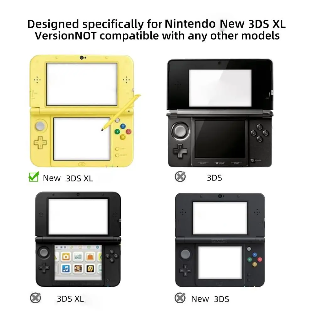 Прозрачный защитный корпус для Nintendo New 3DS LL/XL
