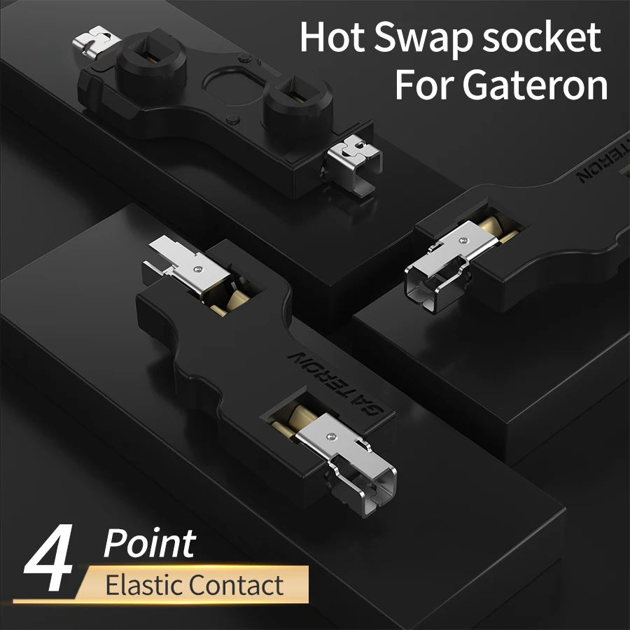 Разъем Gateron Hot Swap низкопрофильный переключатель черная розетка с печатной платой