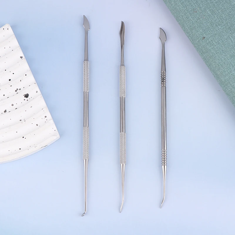 Двуглавый нож для резьбы по воску ложка оборудование стоматологической