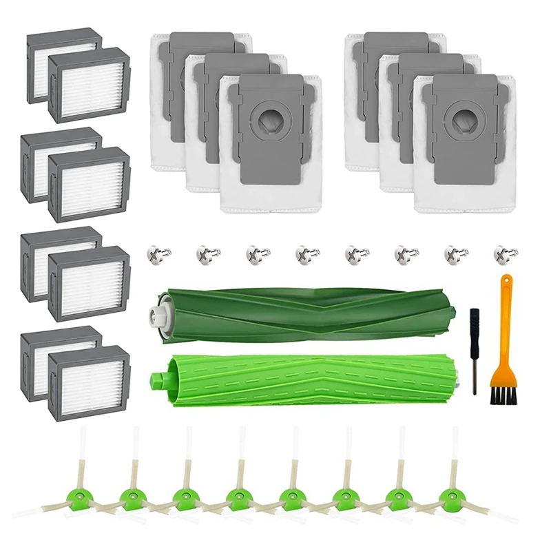 

Сменный фильтр для Irobot Roomba I7 I7 + E5 E6 I3, основная и боковая щетки НЕРА, аксессуары для робота-подметания, тряпичная Швабра