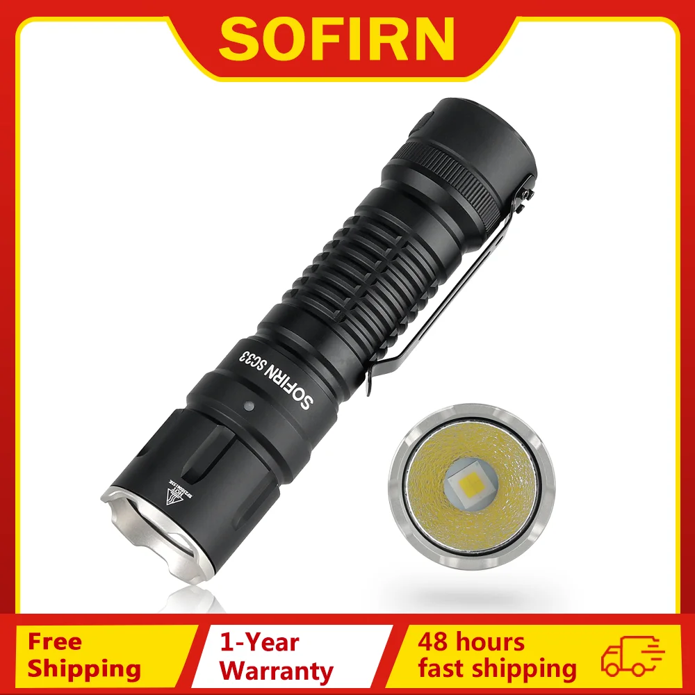 

Sofirn SC33 XHP70.3 фонарь 5200 люмен