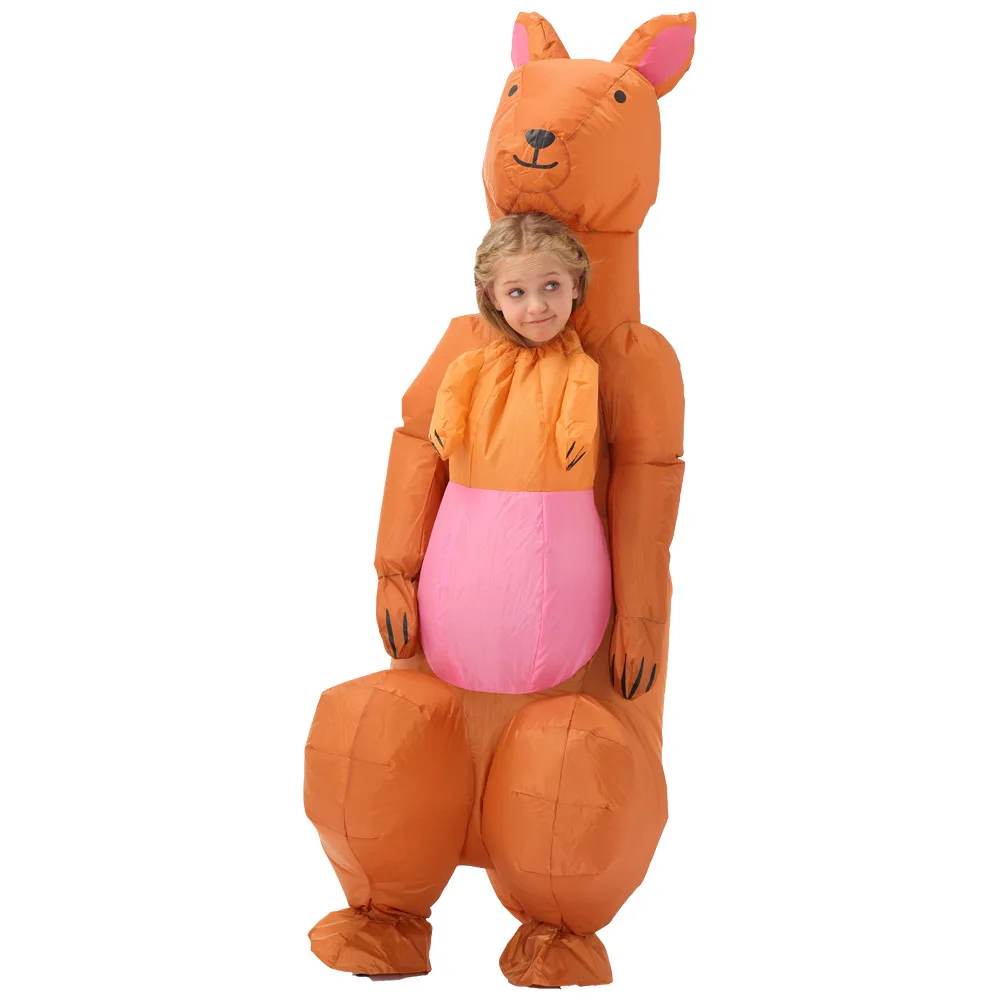Simbok Halloween Children Kangaroo Inflatable Costume Birthday Party Christmas Animal
