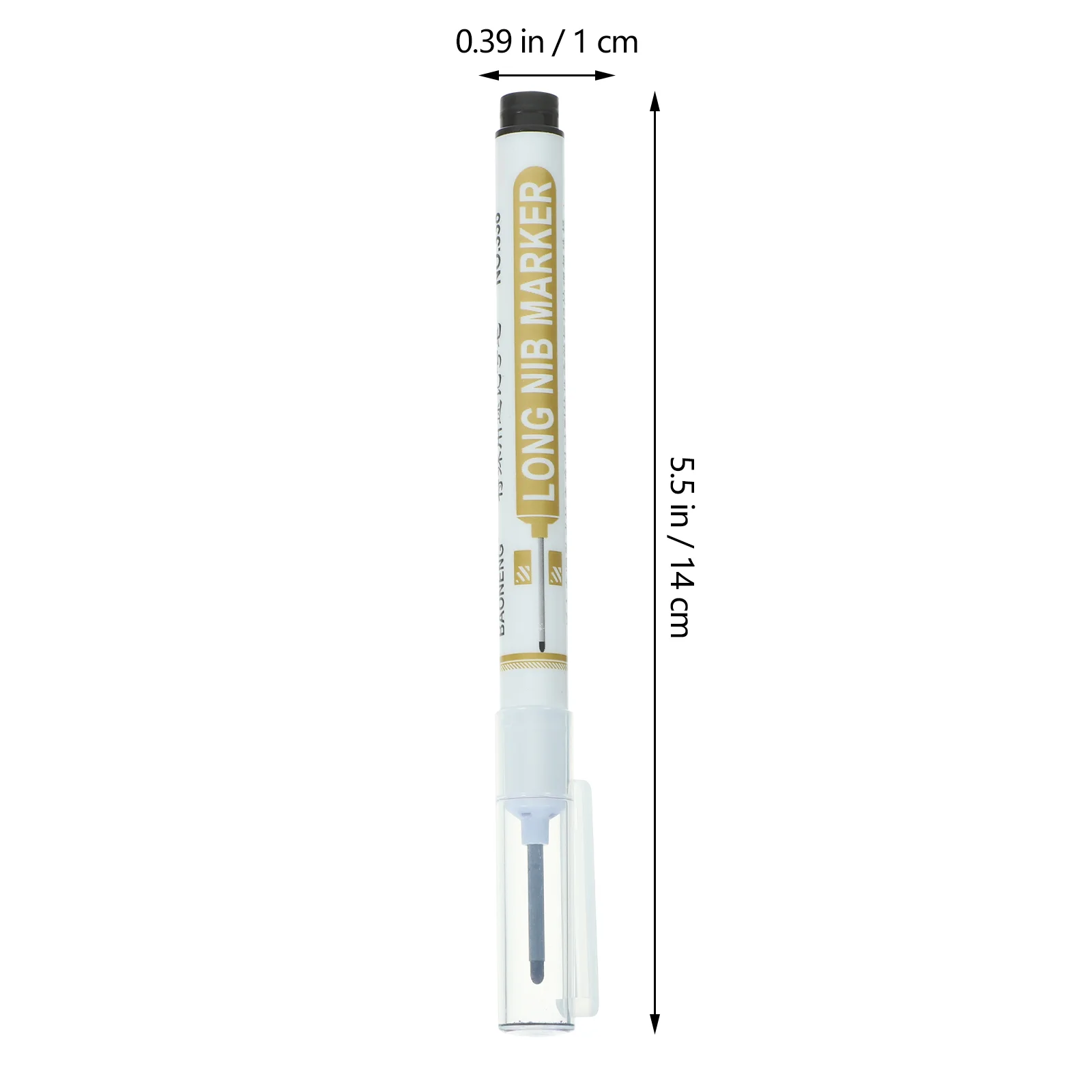 Ручка из 8 шт. красный маркер деревянный длинная головка глубокое отверстие