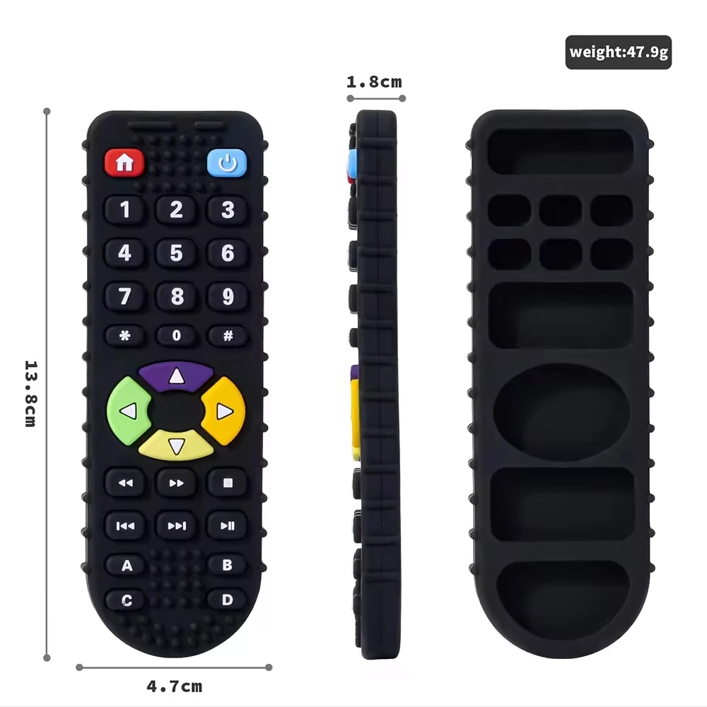 Силиконовая игрушка для прорезывания зубов 0-12 месяцев цвет в ассортименте