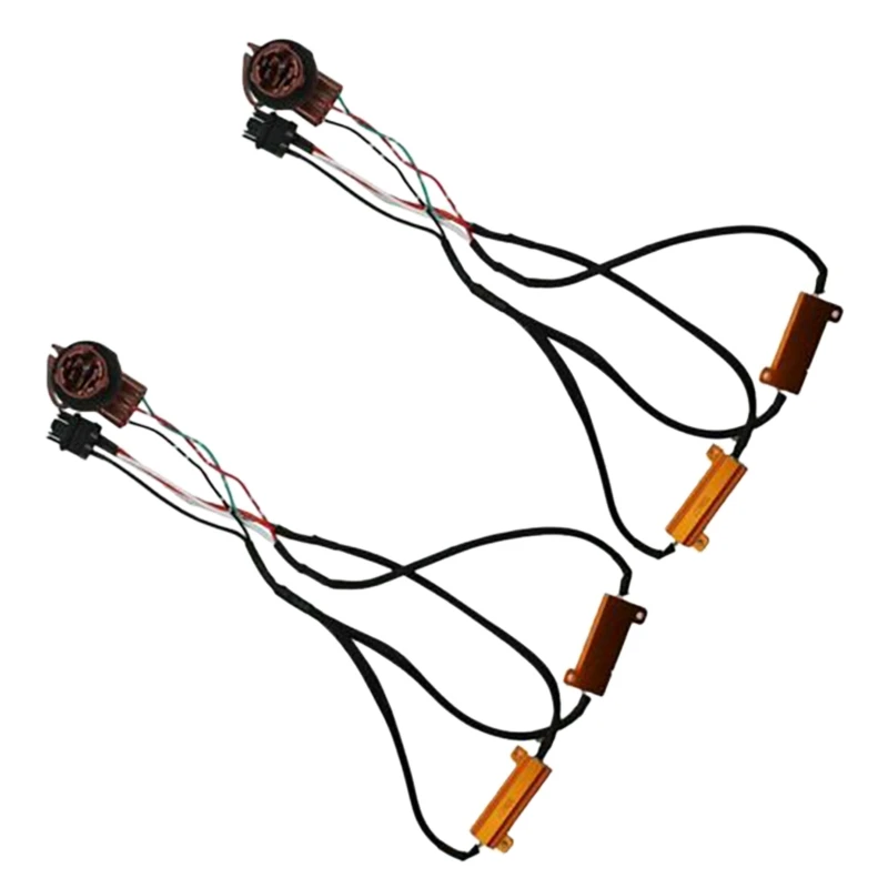 

3157 Front LED Turn Signal Load Resistor Adapter Anti Flash Error Canceler