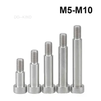 m5 m10 304 stainless steel hex socket hexagonal head shoulder screws roller bearing screw