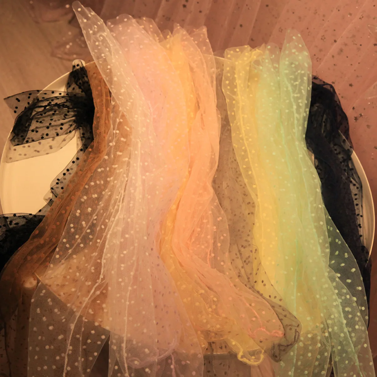 Sexy Dot Lace Socks Women Transparent Mesh Ankle Socks Ultra-Thin Princess Tulle Socks Female Breathable Fairy Socks