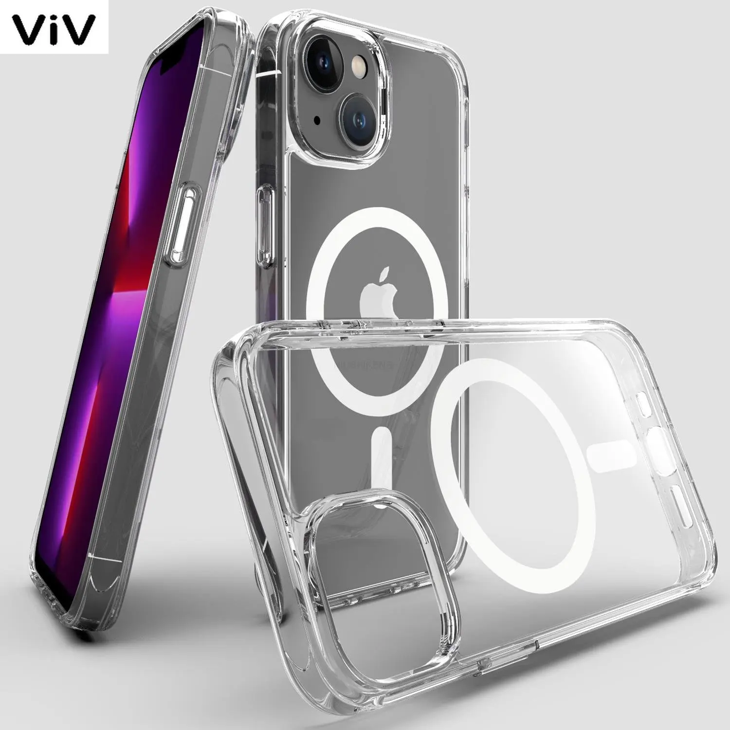 

Original For Magsafe Magnetic Wireless Charging Case For iPhone 14 13 12 11 Pro Max Mini X Xs XR 7 8 Plus SE 2020 Acrylic Cover