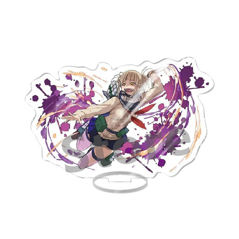 Фото Аниме My Hero Academia акриловая подставка Todoroki Shoto фигурка игрушка Бакуго Кацуки ПВХ настольная подставка модель подарок 15 см №5