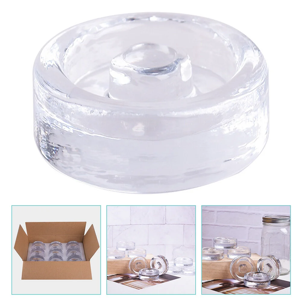 

Fermented Glass Weights Fermenting Mason Jar Heavy Lids Jars Airlocks Cover Multi-function Fermentation