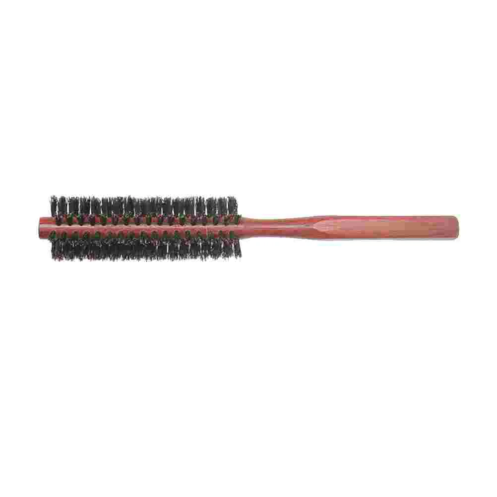 

Hair Brush Styling Wooden Handle Roller Comb Brush Curly Straight Hair Comb