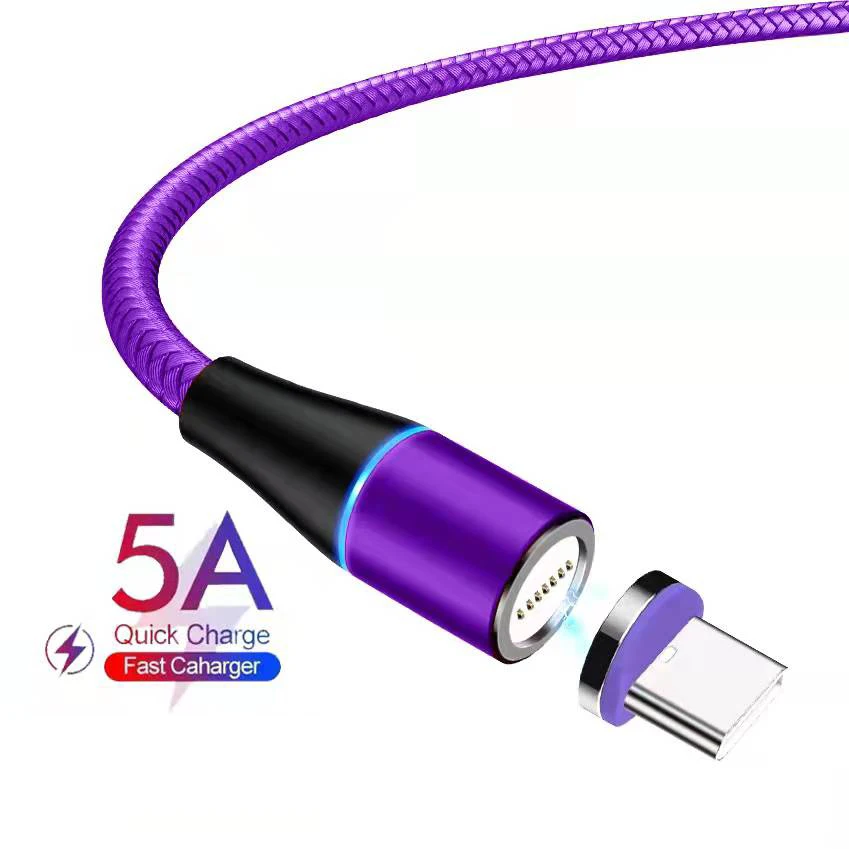 Магнитное зарядное устройство USB Type-C 3A для Huawei P30 P20 Pro Mate 20 10 Honor магнитный шнур