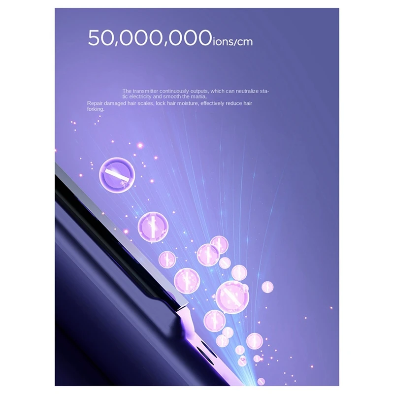 AD-Электрический керамический выпрямитель для волос 5-температурный