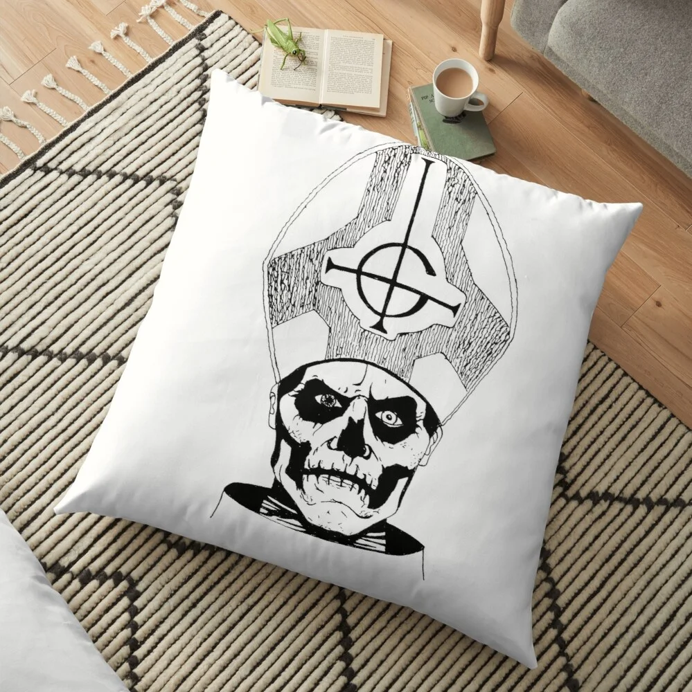 

Ghost The Last Papa Pattern Square Pillow Case Sofa Decorative Throw Pillow Cushion Cover Home Accessories