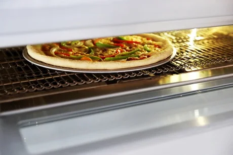 Конвейерная печь для выпечки пиццы огромная продукция коммерческая ресторанная