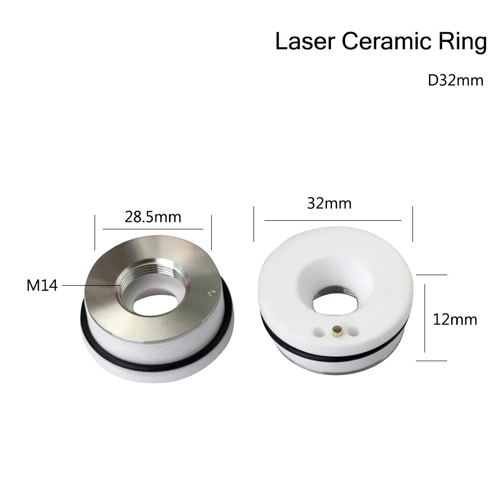 

Керамическое кольцо держателя сопла D32/M14 D28/M11 WSX Precitec Raytools
