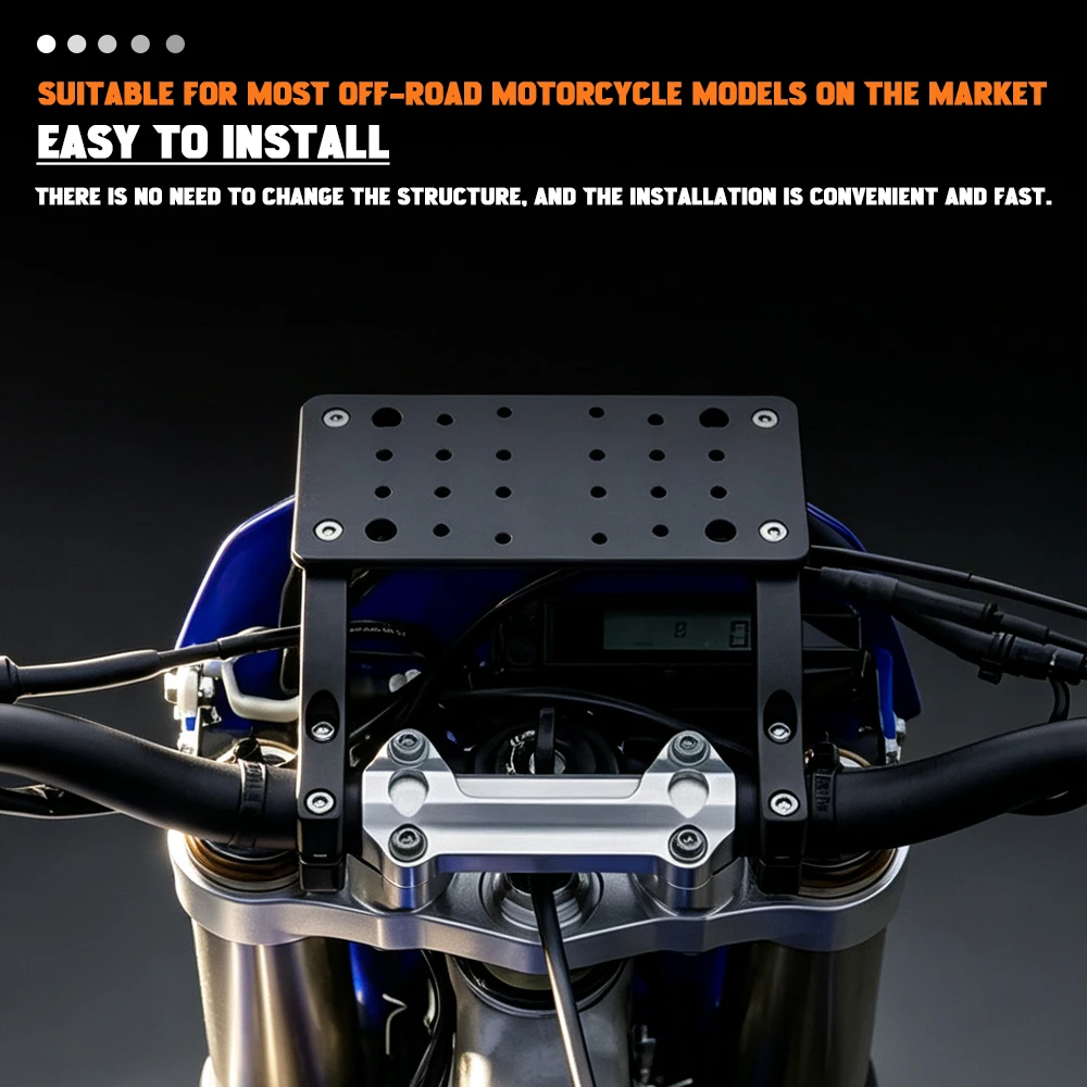 Фото Для Suzuki DR‑Z4S/M RM‑Z250 RM‑Z450, для KTM 690 390 125 Enduro R, GPS-кронштейн, универсальный держатель для мобильного телефона на руль мотоцикла №3