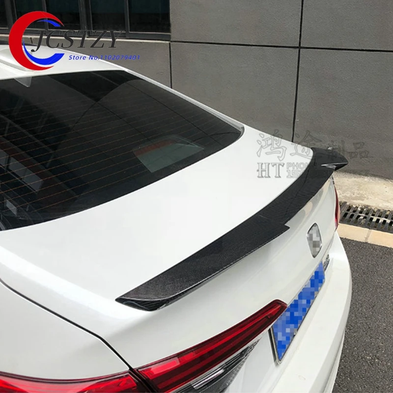 

Стильный спойлер M4 на заднюю крышку багажника из углеродного волокна, крылья Ducktail для Honda Civic 11-го поколения, аксессуары для тюнинга автомоби...