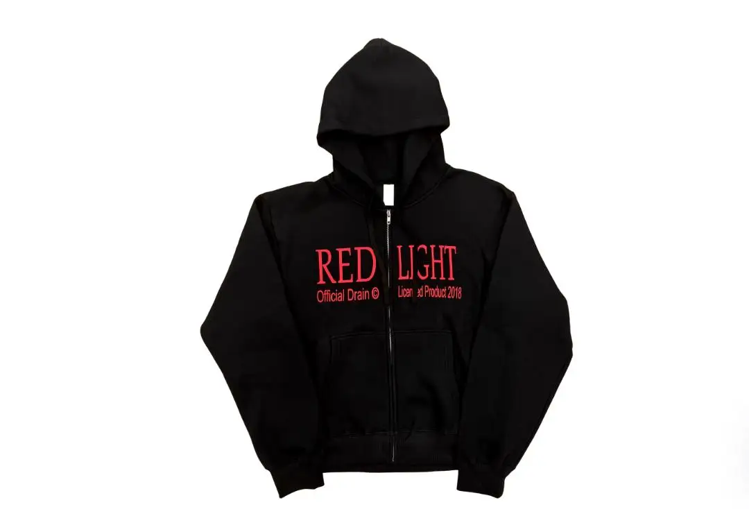 Фото Толстовка на молнии Drain Gang SadBoys Bladee Red Light 2026 WY1497 №2