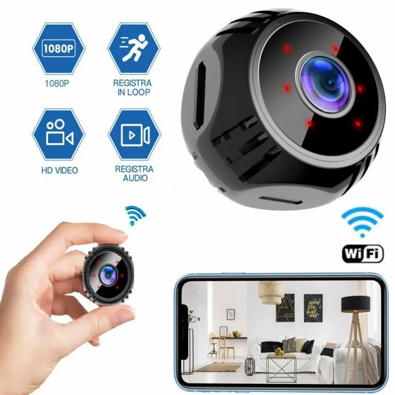 

Surveillance Camer W8 Mini Camera Wifi PK A9 IP Camera Night Vision Motion Detection Baby Monitor Mini Camcorders IWF CAM