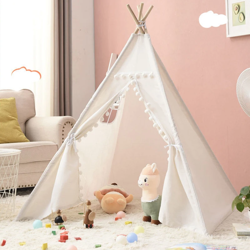 

Children's Tent Portable Indoor Play House Baby Toy Reading Corner Ins Wind Princess Room Decoration Indian Picnic House
