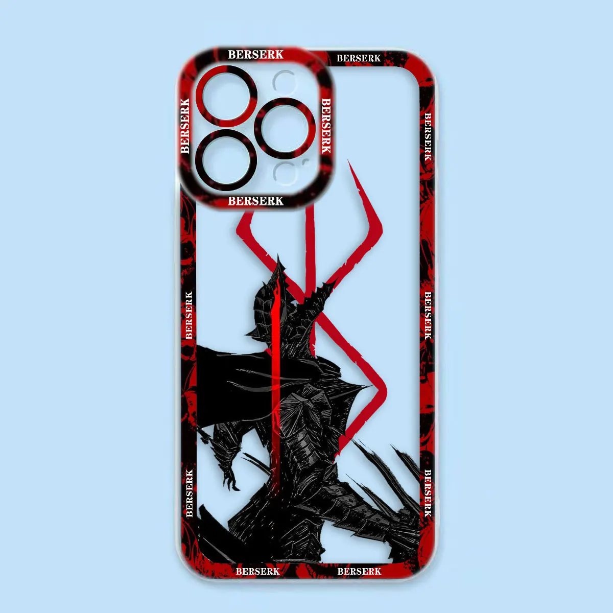 Фото Прозрачный чехол для телефона Infinix TECNO POVA 2 4 3 5 SMART 6 7 8 NOTE 10 11 12 30I 50 CAMON 20 30 40 Cover Hot Blood B-Berserk G-Guts №3