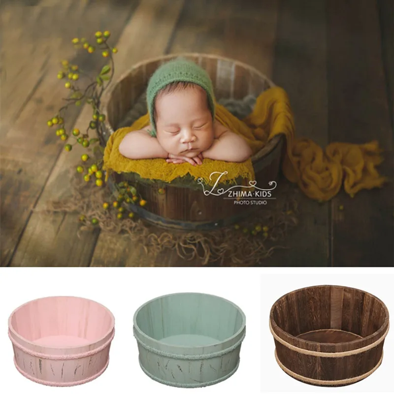 

Newborn Photography Props Furniture Studio Shooting Photo Posing Prop Wood Bed Basket Chair Photography Baby Props Accessories