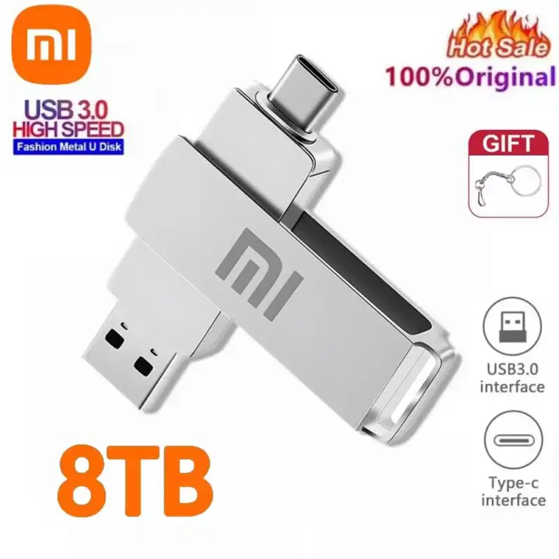 Высокоскоростной флеш-накопитель Xiaomi U Disk 16 Тб USB 3 0 8 ТБ 4 переносная карта памяти