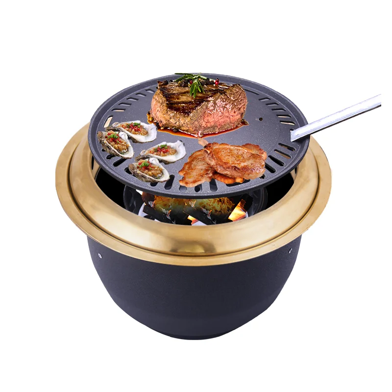 

Оборудование для барбекю, бездымный гриль, электрический горячий горшок, корейский стол для барбекю