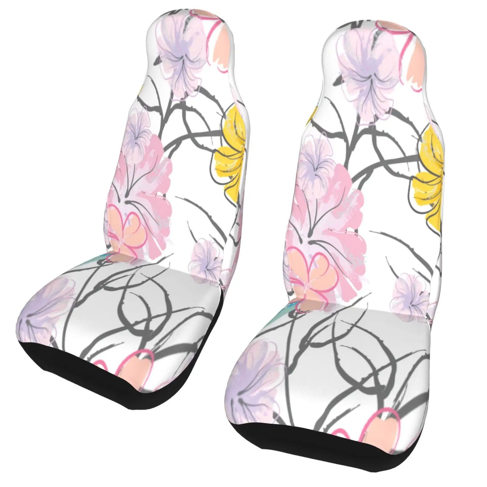 

2pcs 3D Original Design Seat Covers For cat Universal Front Car and Suv Seat Covers Car Accessory