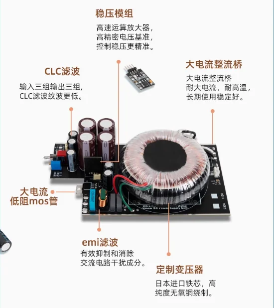 LHY LPS-50 DC линейный стабилизированный источник питания 5 В 12 15 19 Fever Audio жесткий диск